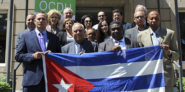 EL OBSERVATORIO CUBANO DE DERECHOS HUMANOS REÚNE EN GINEBRA A DESTACADOS LÍDERES DEMOCRÁTICOS CUBANOS EL OBSERVATORIO CUBANO DE DERECHOS HUMANOS REÚNE EN GINEBRA A DESTACADOS LÍDERES DEMOCRÁTICOS CUBANOS