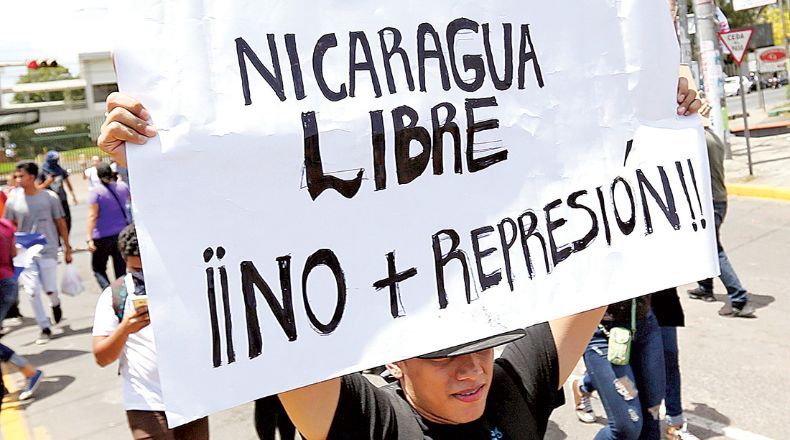 OCDH condena enérgicamente la represión de la dictadura Ortega-Murillo en Nicaragua