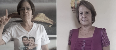 Marta Perdomo y Liset Fonseca, madres de presos del 11J, a quienes el régimen impidió viajar a Europa